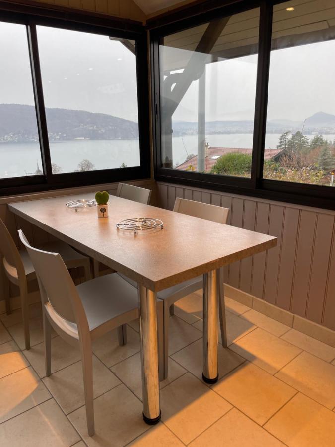 Maisonnette Vue Panoramique Lac D'Annecy Veyrier-du-Lac Exterior foto