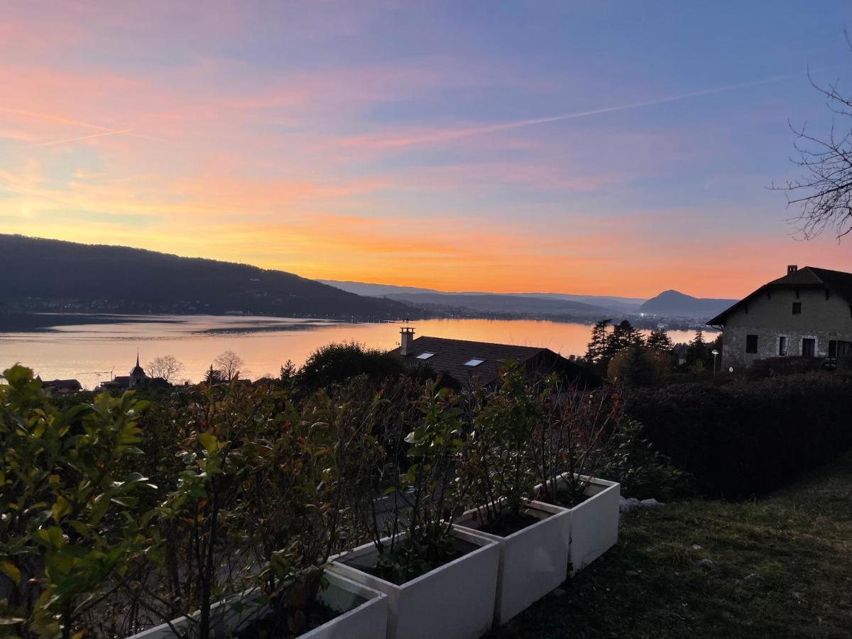 Maisonnette Vue Panoramique Lac D'Annecy Veyrier-du-Lac Exterior foto