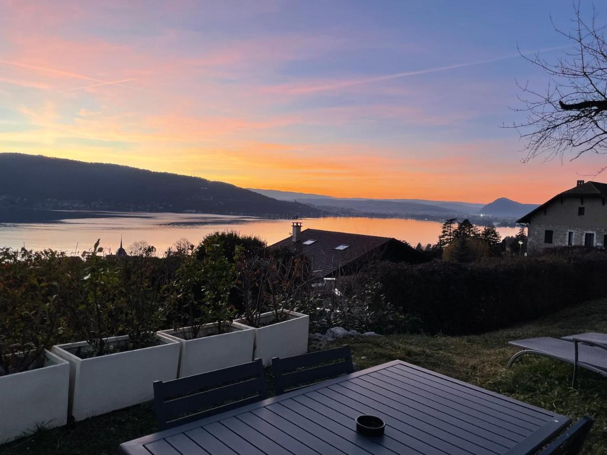 Maisonnette Vue Panoramique Lac D'Annecy Veyrier-du-Lac Exterior foto